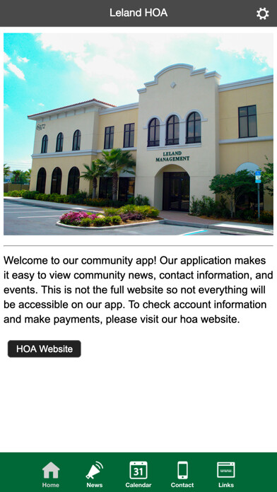 Emulate iPhone app Leland Mgt HOA using MyAndroid Emulate iPhone app Leland Mgt HOA using MyAndroid