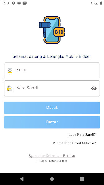 Run android online APK LelangKu 2 from MyAndroid or emulate LelangKu 2 using MyAndroid Run android online APK LelangKu 2 from MyAndroid or emulate LelangKu 2 using MyAndroid