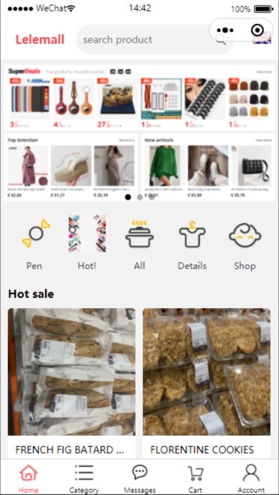 Emulate iPhone app 乐乐买(Lelemall) using MyAndroid Emulate iPhone app 乐乐买(Lelemall) using MyAndroid