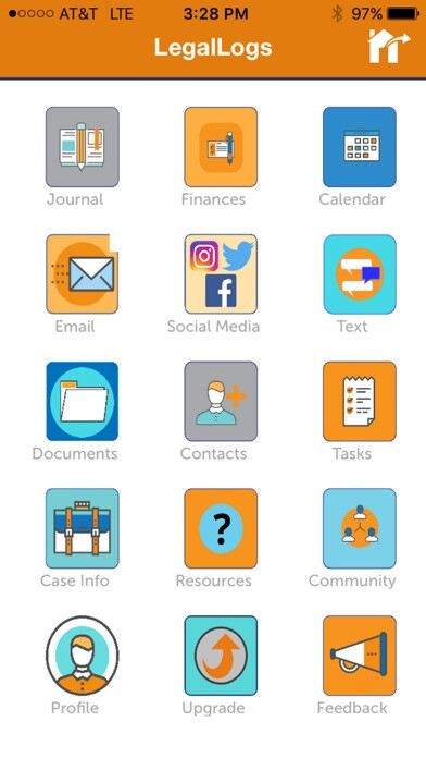 Emulate iPhone app LeLo Divorce and Custody using MyAndroid