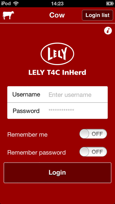 Emulate iPhone app Lely T4C InHerd - Cow using MyAndroid Emulate iPhone app Lely T4C InHerd - Cow using MyAndroid