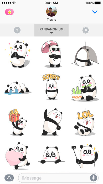 Emulate iPhone app Lemonade stickers for iMessage using MyAndroid