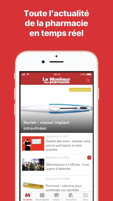 Emulate iPhone app Le Moniteur des pharmacies.fr using MyAndroid Emulate iPhone app Le Moniteur des pharmacies.fr using MyAndroid