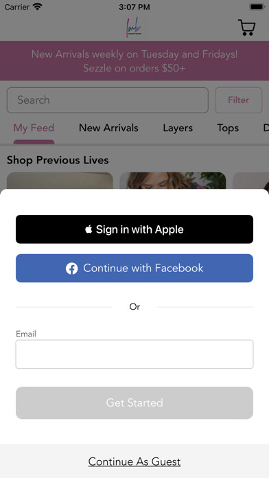 Emulate iPhone app Lemon Mint Boutique using MyAndroid Emulate iPhone app Lemon Mint Boutique using MyAndroid