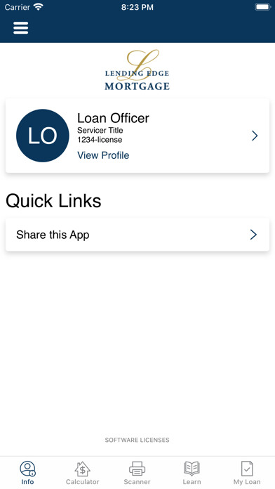 Emulate iPhone app Lending Edge Mortgage Home using MyAndroid Emulate iPhone app Lending Edge Mortgage Home using MyAndroid