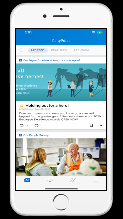 Emulate iPhone app Lendlease DailyPulse using MyAndroid