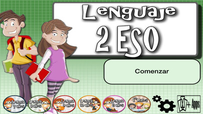 Emulate iPhone app Lenguaje Segundo ESO using MyAndroid
