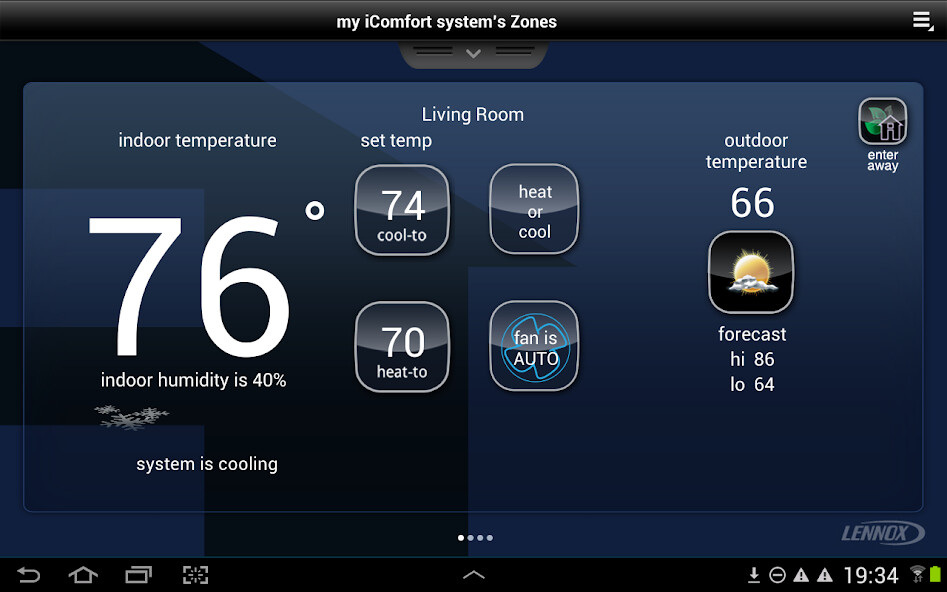 Run android online APK Lennox iComfort Wi-Fi tablet from MyAndroid or emulate Lennox iComfort Wi-Fi tablet using MyAndroid