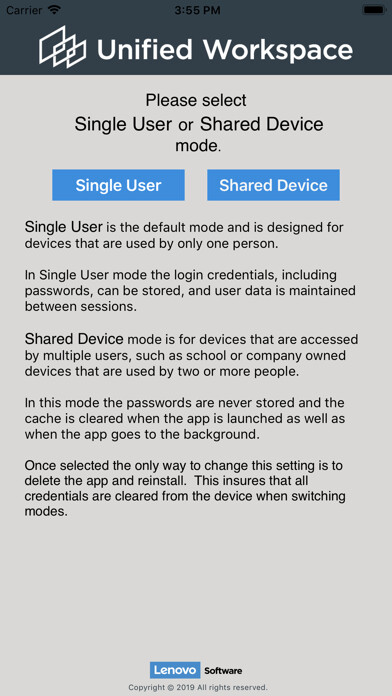 Emulate iPhone app Lenovo Unified Workspace using MyAndroid