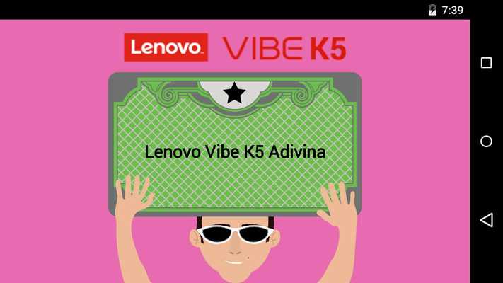 Emulate Android APK Lenovo Vibe K5 Adivina
