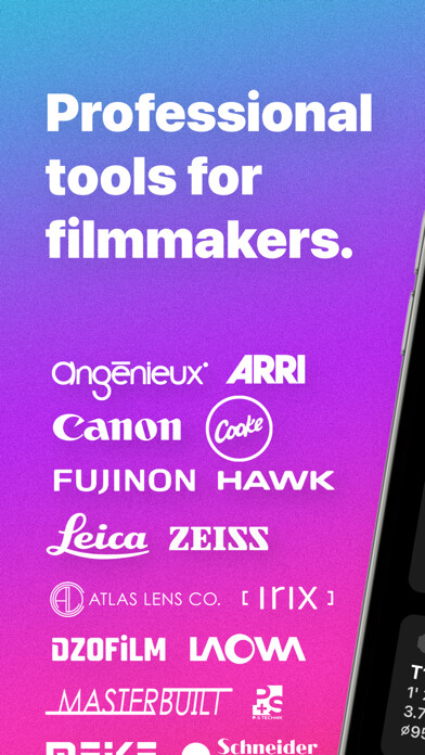 Emulate iPhone app LensKit - Tools for Filmmakers using MyAndroid