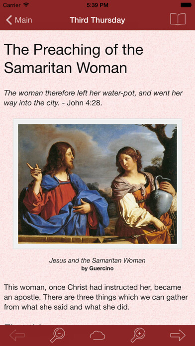 Emulate iPhone app Lent: Catholic Meditations for Lent by St. Thomas Aquinas using MyAndroid