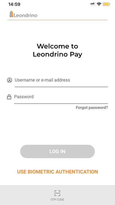 Emulate iPhone app Leondrino Pay using MyAndroid