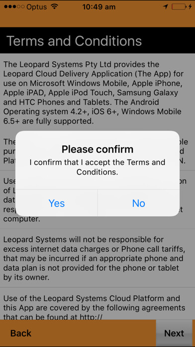 Emulate iPhone app Leopard Delivery Cloud using MyAndroid Emulate iPhone app Leopard Delivery Cloud using MyAndroid