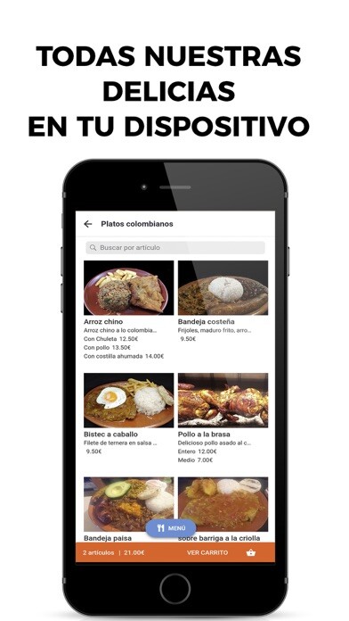 Emulate iPhone app LEÑOS Restaurante colombiano using MyAndroid Emulate iPhone app LEÑOS Restaurante colombiano using MyAndroid