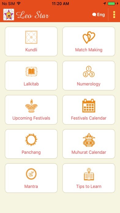 Emulate iPhone app Leo Star using MyAndroid