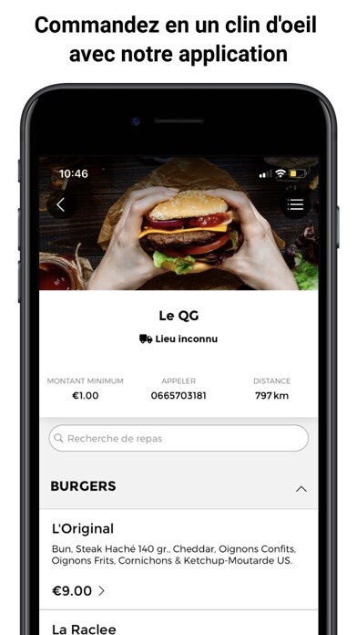 Emulate iPhone app Le QG using MyAndroid