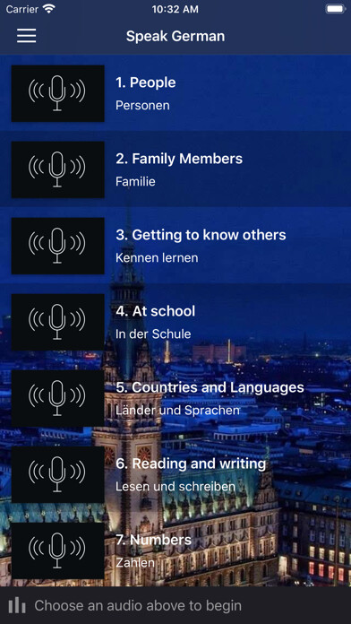 Emulate iPhone app Lernen - Speak German Fluently using MyAndroid Emulate iPhone app Lernen - Speak German Fluently using MyAndroid