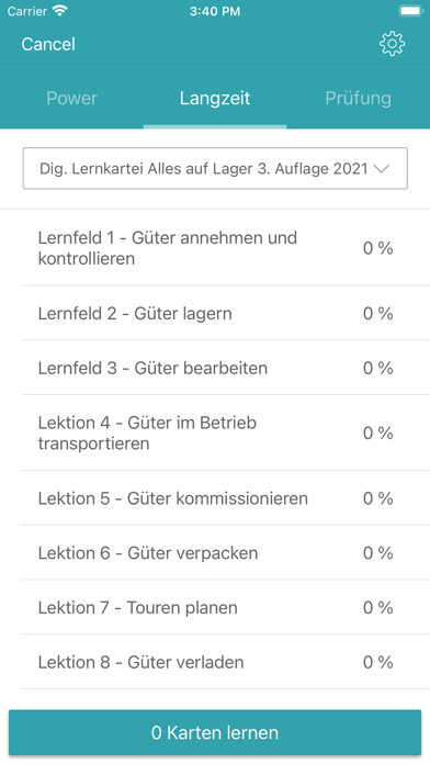 Emulate iPhone app Lernkartei Westermann using MyAndroid Emulate iPhone app Lernkartei Westermann using MyAndroid