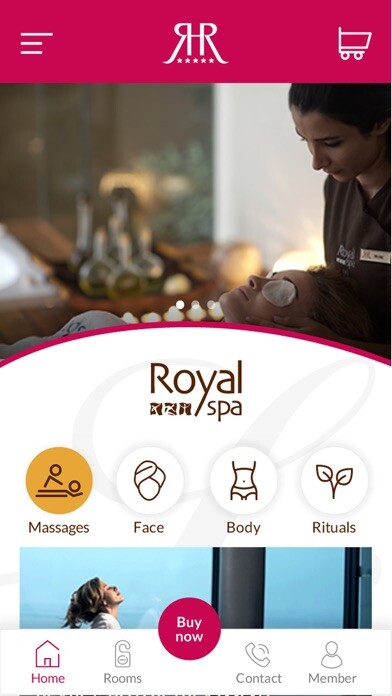 Emulate iPhone app Le Royal Hotel using MyAndroid Emulate iPhone app Le Royal Hotel using MyAndroid