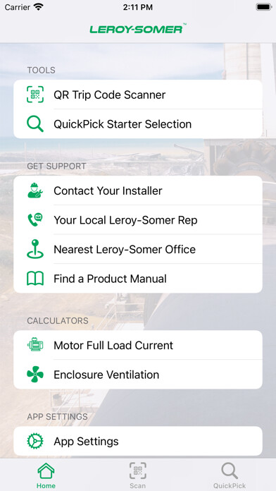Emulate iPhone app Leroy-Somer Digistart using MyAndroid