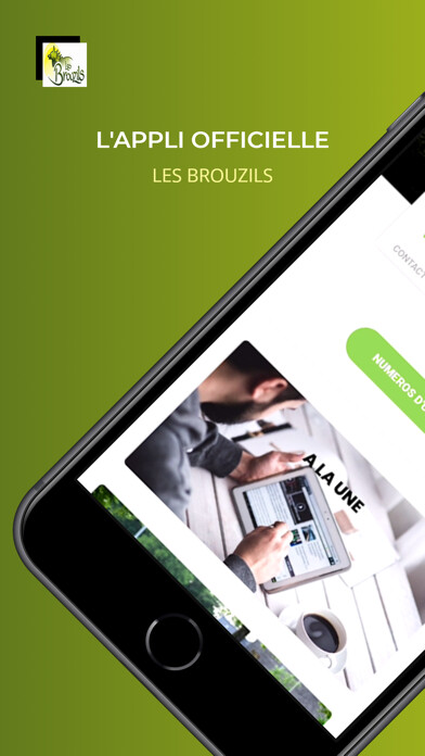 Emulate iPhone app LES BROUZILS using MyAndroid