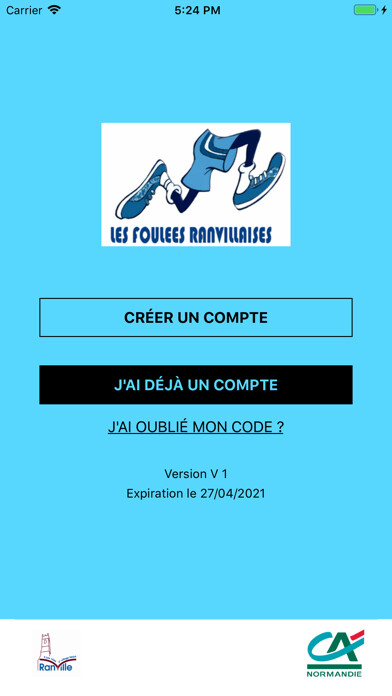 Emulate iPhone app Les Foulées Ranvillaises using MyAndroid Emulate iPhone app Les Foulées Ranvillaises using MyAndroid