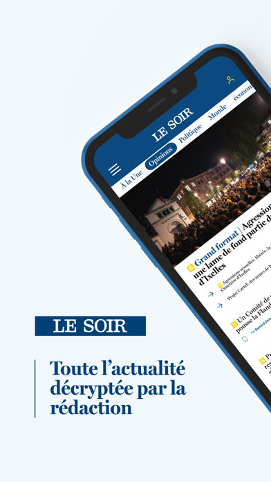 Emulate iPhone app Le Soir – Actu et info using MyAndroid