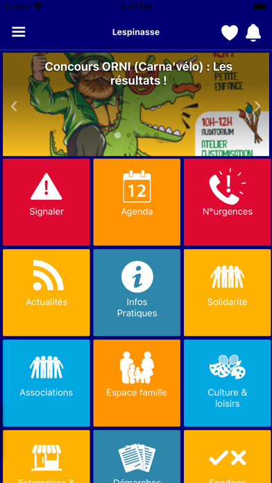 Emulate iPhone app Lespinasse Application using MyAndroid