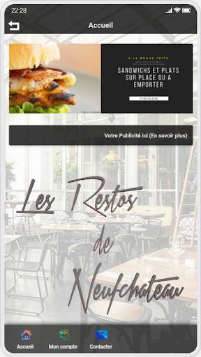 Run android online APK Les Restos de Neufchateau from MyAndroid or emulate Les Restos de Neufchateau using MyAndroid