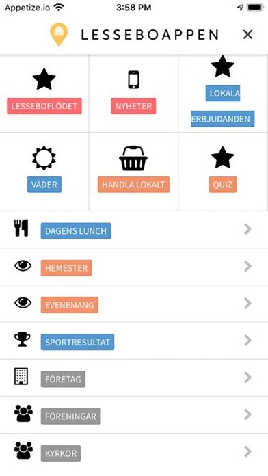 Emulate iPhone app LesseboAppen using MyAndroid Emulate iPhone app LesseboAppen using MyAndroid