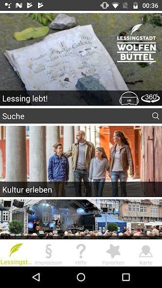 Run android online APK Lessingstadt Wolfenbttel-App from MyAndroid or emulate Lessingstadt Wolfenbttel-App using MyAndroid