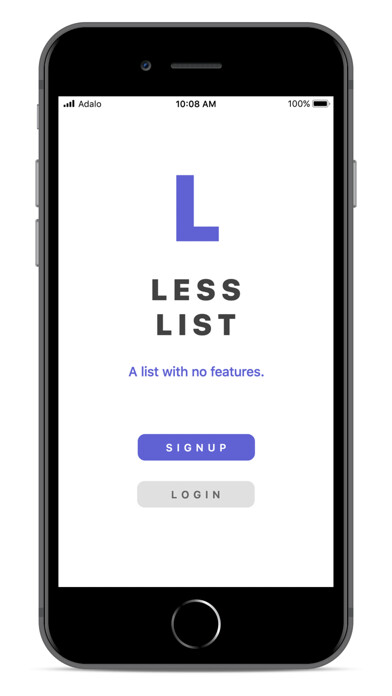 Emulate iPhone app Less List using MyAndroid Emulate iPhone app Less List using MyAndroid