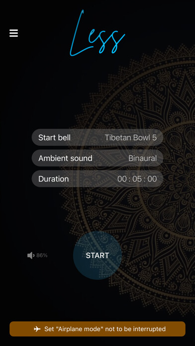 Emulate iPhone app Less - Meditation made easy using MyAndroid Emulate iPhone app Less - Meditation made easy using MyAndroid