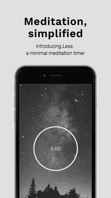 Emulate iPhone app Less: Minimal Meditation Timer using MyAndroid Emulate iPhone app Less: Minimal Meditation Timer using MyAndroid