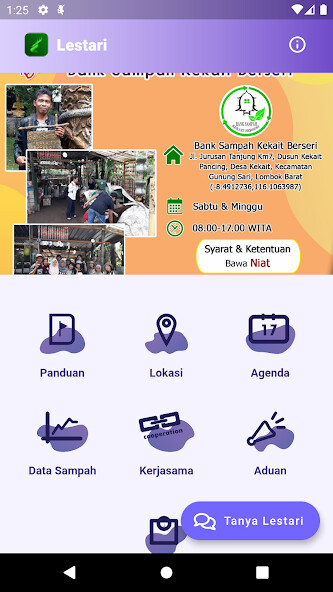 Emulate iPhone app Lestari NTB using MyAndroid