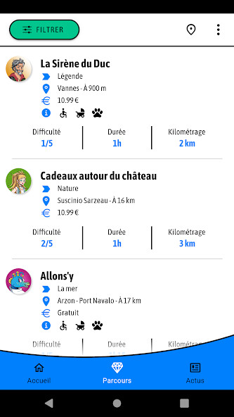 Run android online APK Les Trésors du Morbihan from MyAndroid or emulate Les Trésors du Morbihan using MyAndroid
