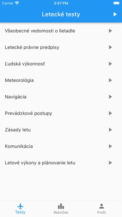 Emulate iPhone app Letecke Testy using MyAndroid Emulate iPhone app Letecke Testy using MyAndroid