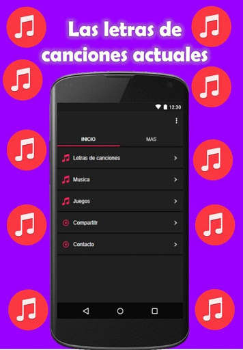 Run android online APK Letras de canciones from MyAndroid or emulate Letras de canciones using MyAndroid