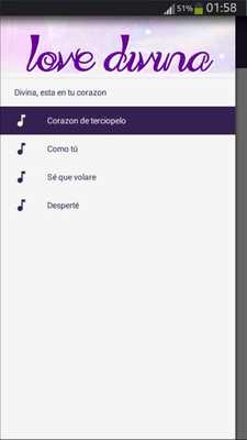 Emulate Android APK Letras de Divina