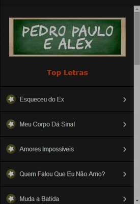Emulate Android APK Letras Musicas Pedro Paulo e Alex Emulate Android APK Letras Musicas Pedro Paulo e Alex