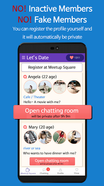 Run android online APK Lets Date - chatting, meeting from MyAndroid or emulate Lets Date - chatting, meeting using MyAndroid