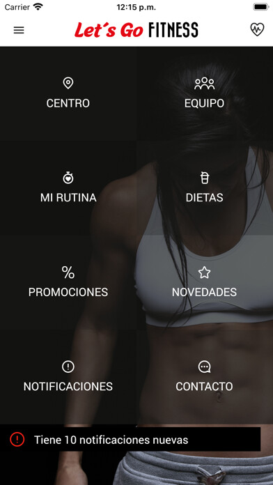 Emulate iPhone app Let´s Go Fitness 365 using MyAndroid Emulate iPhone app Let´s Go Fitness 365 using MyAndroid