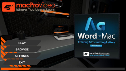 Emulate iPhone app Letter Course For Word For Mac using MyAndroid
