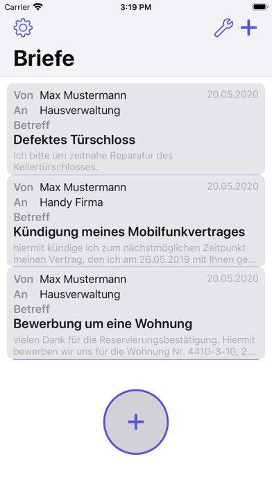 Emulate iPhone app Letter Manager using MyAndroid Emulate iPhone app Letter Manager using MyAndroid