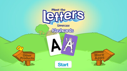 Emulate iPhone app Letters Flashcards - Uppercase using MyAndroid Emulate iPhone app Letters Flashcards - Uppercase using MyAndroid