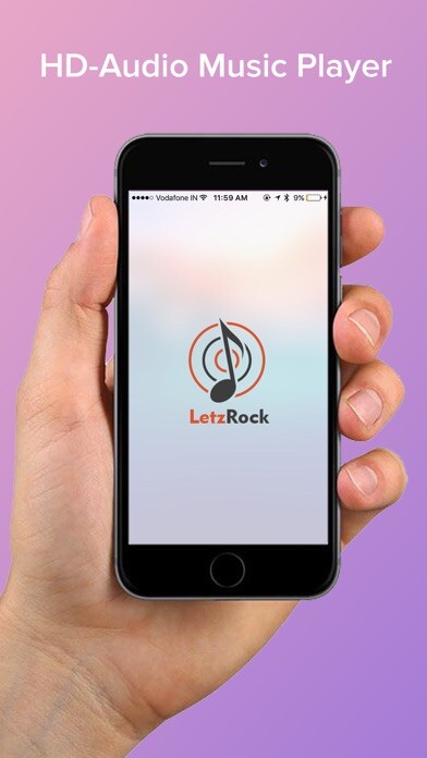 Emulate iPhone app LetzRock - Music Player using MyAndroid