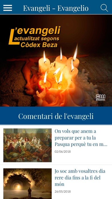 Emulate iPhone app L’Evangeli Actualitzat using MyAndroid Emulate iPhone app L’Evangeli Actualitzat using MyAndroid