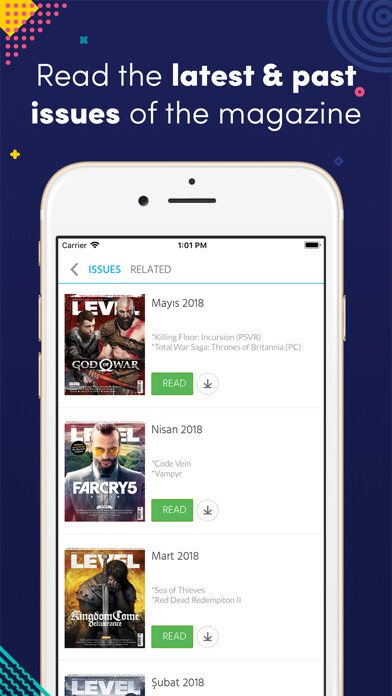 Emulate iPhone app Level Dergisi using MyAndroid