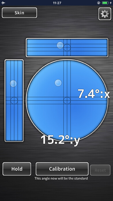 Emulate iPhone app Level gauge using MyAndroid Emulate iPhone app Level gauge using MyAndroid
